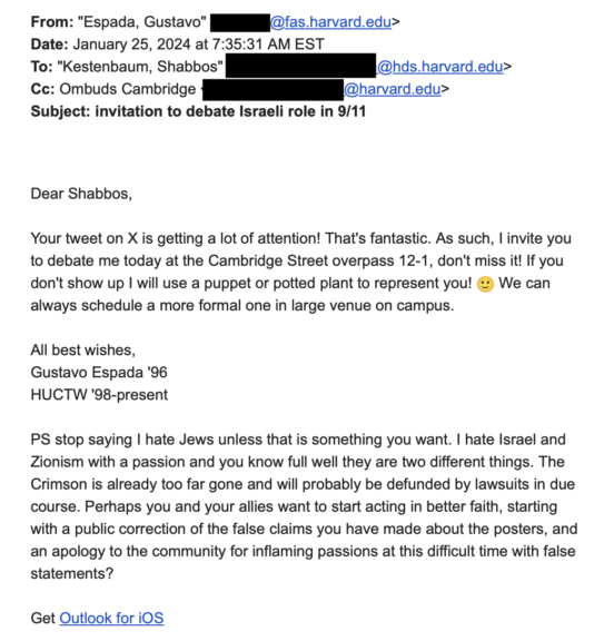 Your tweet on X is getting a lot of attention! That's fantastic. As such, I invite you to debate me today at the Cambridge Street overpass 12-1, don't miss it! If you don't show up I will use a puppet or potted plant to represent you! 🙂 We can always schedule a more formal one in large venue on campus.